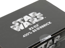 Load image into Gallery viewer, 個人保管未使用 BEARBRICK ベアブリック STARWARS スターウォーズ R2-D2 フィギュア ホワイト ブルー サイズ400/100％ 12471