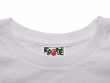 画像をギャラリービューアに読み込む, A BATHING APE アベインシングエイプ ゴールドエイプカード プリント Tシャツ ホワイト S レディース 美品 13598正規