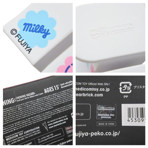 MILKY THE CONVENI MILKY BE@RBRICK ベアブリック 100% & 400% 不二家のミルキー&ペコちゃんコラボ 美品 中古 14468
