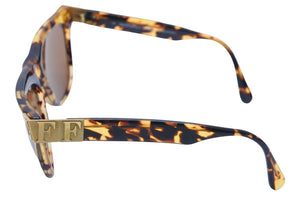 GIANFRANCO FERRE ジャンフランコ フェレ サングラス GFF ヴィンテージ ゴールド ロゴ 46/S 美品 中古 14626