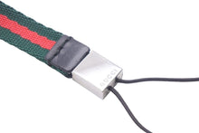Load image into Gallery viewer, GUCCI グッチ シェリー 携帯ストラップ スマホ ストラップ 携帯アクセサリー グリーン×レッド 美品 中古 17540