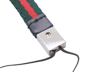 Load image into Gallery viewer, GUCCI グッチ シェリー 携帯ストラップ スマホ ストラップ 携帯アクセサリー グリーン×レッド 美品 中古 17540