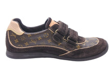 Load image into Gallery viewer, LOIUS VUITTON ルイヴィトン キッズ スニーカー シューズ 30 モノグラム ブラウン 美品 中古 19120