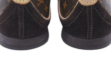 Load image into Gallery viewer, LOIUS VUITTON ルイヴィトン キッズ スニーカー シューズ 30 モノグラム ブラウン 美品 中古 19120