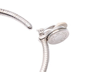 Load image into Gallery viewer, 極美品 HERMES エルメス セリエ フープ イヤリング シルバー ロゴ 輪っか アクセサリー ジュエリー 43g 小物 中古 19128