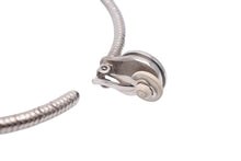 Load image into Gallery viewer, 極美品 HERMES エルメス セリエ フープ イヤリング シルバー ロゴ 輪っか アクセサリー ジュエリー 43g 小物 中古 19128