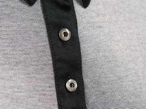 CHANEL シャネル 06A P29249V19763 ヴィンテージ スポーツライン 長袖 ポロシャツ 38 ボーダー ココマーク刺繍 良好 中古 19285