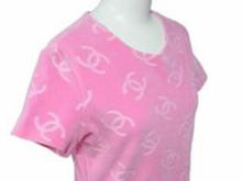 Load image into Gallery viewer, 名作 CHANEL シャネル ワンピース 96P ベロア ココマーク ピンク ヴィンテージ 半袖 パイル アーカイブ 美品 19352 正規品