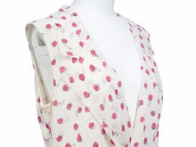 Load image into Gallery viewer, CHANEL シャネル 99S P13599V07711 ヴィンテージ ワンピース 38 カシュクール さくらんぼ ココマーク 総柄 中古 20064