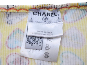 CHANEL シャネル チュニック バレンタインライン イエロー マルチカラー P2847W03720 レディース サイズ38 N20289