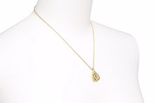 Load image into Gallery viewer, NINA RICCI ニナリッチ フラワーモチーフ ネックレス ゴールド GP 7.7g ロゴ アクセサリー ジュエリー 小物 美品 中古 20564