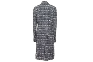 CHANEL シャネル エンブレム スパンコール No.5 05C P24957 ツイード ロゴ 激レア ロングコート 36 美品 中古 22088
