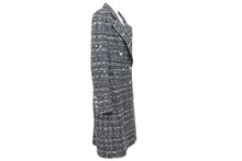 Load image into Gallery viewer, CHANEL シャネル エンブレム スパンコール No.5 05C P24957 ツイード ロゴ 激レア ロングコート 36 美品 中古 22088