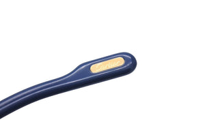 CARTIER カルティエ ヴィンテージ サングラス トリニティ クリアブルーテンプル ブラックレンズ ゴールド金具 美品 中古 22157