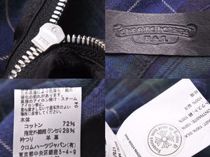 CHROME HEARTS クロムハーツ シャツ ダガージップ ダガー チェックシャツ シャツ グリーン 緑 ユニセックス 中古 22471