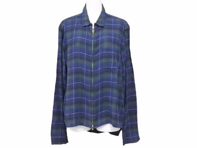 CHROME HEARTS クロムハーツ シャツ ダガージップ ダガー チェックシャツ シャツ グリーン 緑 ユニセックス 中古 22471