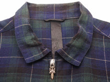 Load image into Gallery viewer, CHROME HEARTS クロムハーツ シャツ ダガージップ ダガー チェックシャツ シャツ グリーン 緑 ユニセックス 中古 22471