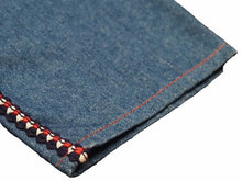 Load image into Gallery viewer, CHANEL シャネル 希少 ヴィンテージ P02341V001219 デニム パンツ ココマーク 刺繍 トリミング インディゴ 美品 23129