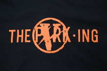 Load image into Gallery viewer, VLONE NIKE x fragment PARKING GINZA ナイキ ヴィーロン フラグメント 半袖Ｔシャツ ブラック オレンジ サイズS 美品 中古 23263