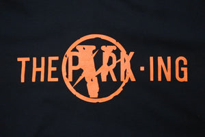 VLONE NIKE x fragment PARKING GINZA ナイキ ヴィーロン フラグメント 半袖Ｔシャツ ブラック オレンジ サイズS 美品 中古 23263