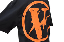 Load image into Gallery viewer, VLONE NIKE x fragment PARKING GINZA ナイキ ヴィーロン フラグメント 半袖Ｔシャツ ブラック オレンジ サイズS 美品 中古 23263