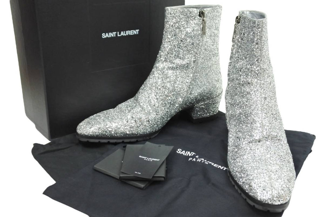 未使用 SAINT LAURENT PARIS サンローラン 19AW ジップブーツ