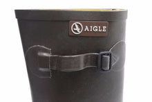 画像をギャラリービューアに読み込む, 極美品 AIGLE エーグル Chantebelle シャンタベル ロングブーツ ラバーブーツ 長靴 ロング丈 111339 ブラウン サイズ36 中古 24367