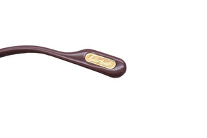 CARTIER カルティエ ヴィンテージ サングラス ダイヤ入り 度なし パープルレンズ ゴールド金具 美品 中古 24730