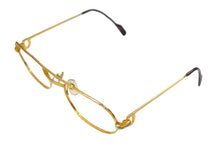 Load image into Gallery viewer, CARTIER カルティエ ヴィンテージ サングラス ツーブリッジ 130 53▫︎20 ゴールド メンズ ユニセックス 中古 N24731