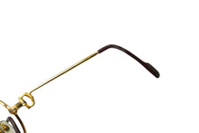 Load image into Gallery viewer, CARTIER カルティエ ヴィンテージ サングラス ツーブリッジ 130 53▫︎20 ゴールド メンズ ユニセックス 中古 N24731