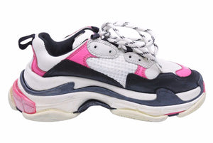 BALENCIAGA バレンシアガ ダッドスニーカー スニーカー トリプルエス TRIPLE S 37 ファブリック サイズ 24.5 良品 中古 24889 正