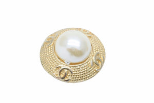CHANEL シャネル フェイクパール イヤリング ココマーク ゴールド GP 36.4g アクセサリー ジュエリー ロゴ 小物 中古 25722