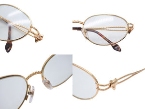Revillon PARIS レヴィヨン レビヨン パリ メガネ 眼鏡 5418 COL 8 テンプル ゴールド ブラウン メンズ 中古 良好 26024