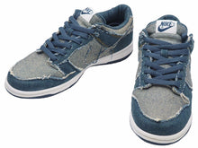 Load image into Gallery viewer, ナイキ NIKE 304714-441 DUNK LOW CL DENIM サイズ:27.5cm デニムダンクスニーカー インディゴ調 未使用 26155 正規品
