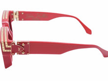 Load image into Gallery viewer, LOUIS VUITTON ルイヴィトン 1.1 MILLIONAIRES SUNGLASSES サングラス ミリオネア 眼鏡 赤 Z1169E アクセサリー 26165 美品 中古