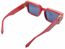 Load image into Gallery viewer, LOUIS VUITTON ルイヴィトン 1.1 MILLIONAIRES SUNGLASSES サングラス ミリオネア 眼鏡 赤 Z1169E アクセサリー 26165 美品 中古