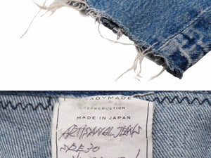 READYMADE レディメイド ARTISANALE JEANS アーティザナル 再構築 デニム ジーンズ リメイク30 インディゴ メンズ 中古 26468