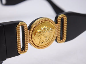 GIANNI VERSACE ジャンニ ヴェルサーチ ヴィンテージ サングラス メデューサ MOD.413/A ブラック 美品 26946 正規品