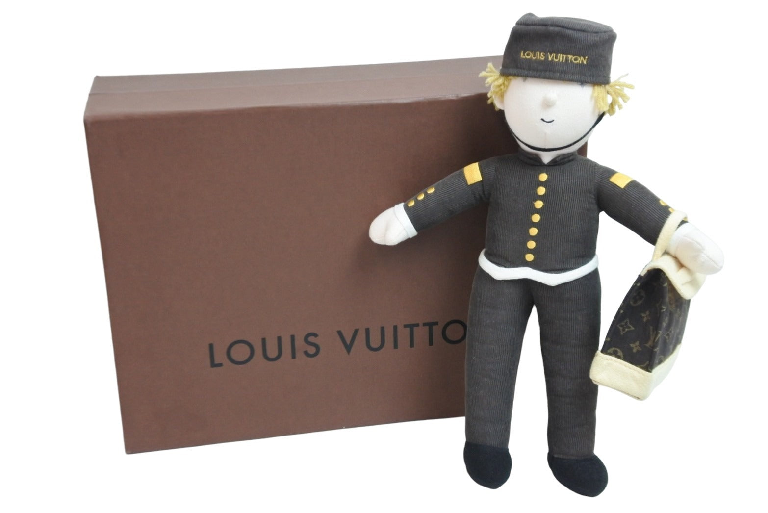 ルイ・ヴィトン ノベルティ　ベルボーイ LOUIS VUITTON 非売品 ページボーイ(グルームベルボーイ) スノー