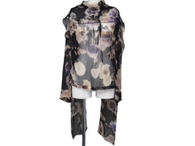 Load image into Gallery viewer, Christian Dior ディオール ヴィンテージ カーディガン シャツ 長袖 半袖 花柄 透け サイズ36 レディース 美品 27429