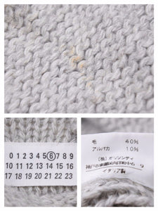 Maison Margiela メゾン マルジェラ ニット セーター ハイネック MM6 グレー レディース 中古 27525
