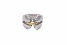 Load image into Gallery viewer, Georg Jensen ジョージジェンセン リング 指輪 19.6g 16号 コンビ シルバー 750 シルバー925 ユニセックス 良好 中古 27606