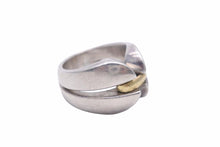 Load image into Gallery viewer, Georg Jensen ジョージジェンセン リング 指輪 19.6g 16号 コンビ シルバー 750 シルバー925 ユニセックス 良好 中古 27606