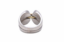 Load image into Gallery viewer, Georg Jensen ジョージジェンセン リング 指輪 19.6g 16号 コンビ シルバー 750 シルバー925 ユニセックス 良好 中古 27606