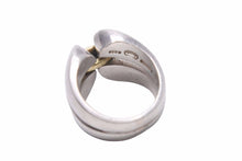 Load image into Gallery viewer, Georg Jensen ジョージジェンセン リング 指輪 19.6g 16号 コンビ シルバー 750 シルバー925 ユニセックス 良好 中古 27606