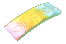 Load image into Gallery viewer, CHANEL シャネル バレッタ レディース ヴィンテージ マルチカラー 97P キラキラ ロゴ 良好 27775