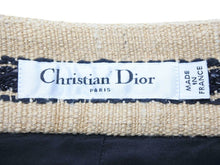 画像をギャラリービューアに読み込む, Christian Dior クリスチャンディオール サロペット ベージュ ブラック 021E04A7718 レディース サイズ36 美品 中古 27854 正規品