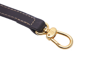 FENDI フェンディ ショルダーストラップ 替え用 レザー ブラウン ゴールド金具 イタリア製 美品 中古 28074