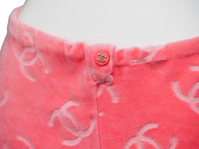 Load image into Gallery viewer, CHANEL シャネル ベロアパンツ ショートパンツ ボトムス レディース ココマーク ボタン ピンク シルバー金具 美品 中古 28468