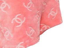 Load image into Gallery viewer, CHANEL シャネル ベロアパンツ ショートパンツ ボトムス レディース ココマーク ボタン ピンク シルバー金具 美品 中古 28468